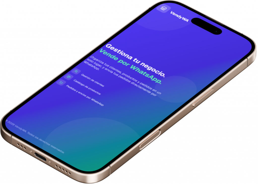 VendyWA gestión de pedidos por whatsapp